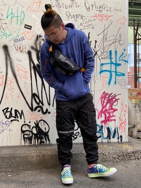 Ruminaさん（メンズ・183cm）の秋コーディネート