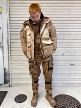 Ruminaさん（メンズ・183cm）の冬コーディネート