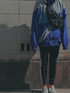 「Kappa（カッパ）のアイテム（バッグ）」を使った、しじみさん（レディース・167cm）の冬コーディネート