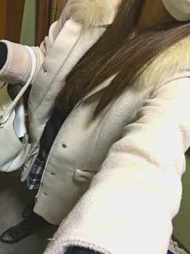 「LODISPOTTO（ロディスポット）のアイテム（ジャケット/アウター）」を使った、Momoさん（レディース・155cm）の秋コーディネート