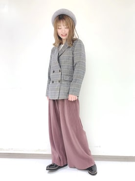 「ラブアンドピース2020」｜「アイテム（その他シューズ）」を使った、いとちゃんさん（レディース・154cm）の秋コーディネート
