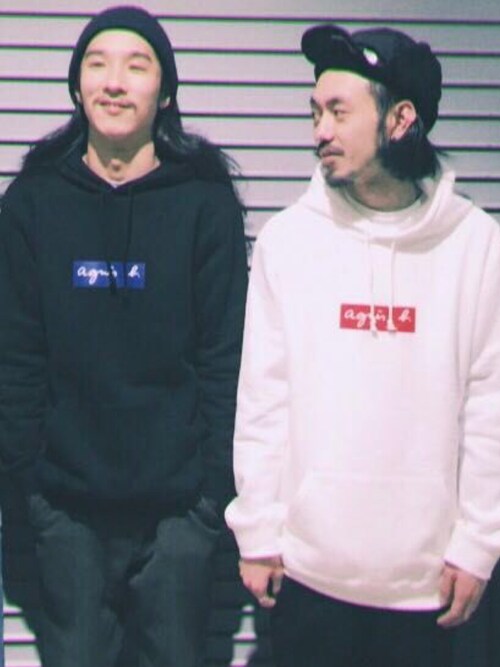 agnes b.（アニエスベー） パーカー SWEAT PARKA (BOX LOGO