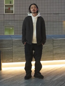 「Article Number（アーティクル ナンバー）のアイテム」を使った、モリタさん（メンズ・171cm）の冬コーディネート