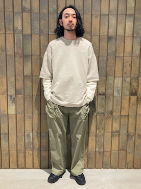 「ADAM ET ROPE'（アダムエロペ）のアイテム」を使った、モリタさん（メンズ・171cm）の冬コーディネート