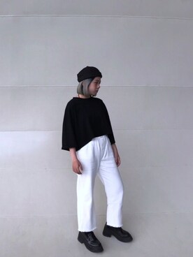 「VII&CO（VII&CO）のアイテム（その他シューズ）」を使った、Amyさん（レディース・148cm）の秋コーディネート