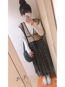 Chiiiさん(レディース・155cm)の春コーディネート