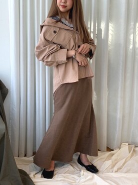 「apres jour mignon（アプレジュールミニョン）のアイテム（その他アウター）」を使った、apresjour mignonさん（レディース・155cm）の夏コーディネート