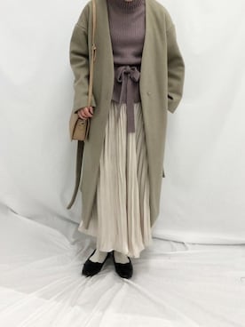 「apres jour mignon（アプレジュールミニョン）のアイテム（その他アウター）」を使った、apresjour mignonさん（レディース・160cm）の秋コーディネート