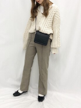 apresjour mignonさん(レディース・160cm)の冬コーディネート