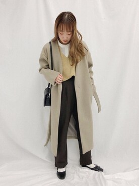 「apres jour mignon（アプレジュールミニョン）のアイテム（その他アウター）」を使った、apresjour mignonさん（レディース・160cm）の冬コーディネート