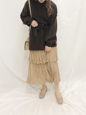 apresjour mignonさん（レディース・160cm）の冬コーディネート
