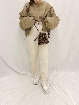 「apres jour mignon（アプレジュールミニョン）のアイテム（ブルゾン）」を使った、apresjour mignonさん（レディース・160cm）の冬コーディネート