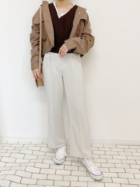 「apres jour mignon（アプレジュールミニョン）のアイテム（ブルゾン）」を使った、apresjour mignonさん（レディース・160cm）の冬コーディネート