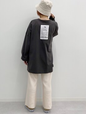 「apres jour mignon（アプレジュールミニョン）のアイテム（帽子）」を使った、apresjour mignonさん（レディース・154cm）の夏コーディネート