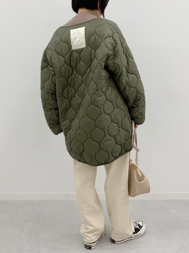 「apres jour mignon（アプレジュールミニョン）のアイテム（その他アウター）」を使った、apresjour mignonさん（レディース・154cm）の秋コーディネート