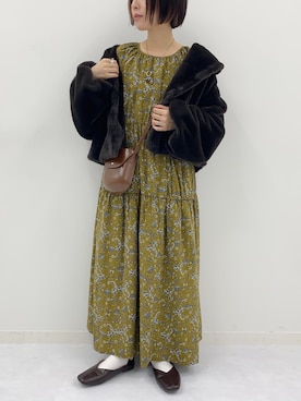 「apres jour mignon（アプレジュールミニョン）のアイテム（その他アウター）」を使った、apresjour mignonさん（レディース・154cm）の秋コーディネート
