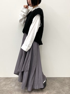 apresjour mignonさん（レディース・154cm）の冬コーディネート