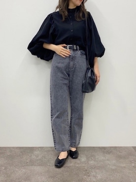 「apres jour mignon（アプレジュールミニョン）のアイテム（パンプス）」を使った、apresjour mignonさん（レディース・163cm）の冬コーディネート