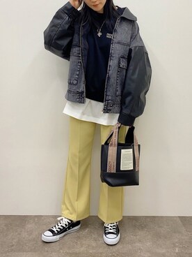 「apres jour mignon（アプレジュールミニョン）のアイテム（ブルゾン）」を使った、apresjour mignonさん（レディース・163cm）の冬コーディネート