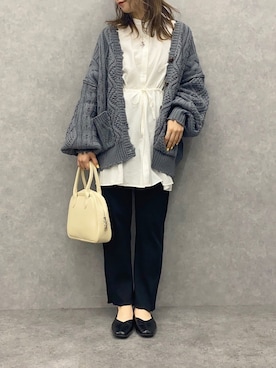 「apres jour mignon（アプレジュールミニョン）のアイテム（パンプス）」を使った、apresjour mignonさん（レディース・163cm）の春コーディネート