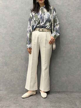 「apres jour mignon（アプレジュールミニョン）のアイテム（パンプス）」を使った、apresjour mignonさん（レディース・163cm）の春コーディネート