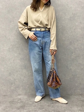 「apres jour mignon（アプレジュールミニョン）のアイテム（パンプス）」を使った、apresjour mignonさん（レディース・163cm）の春コーディネート