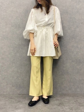 「apres jour mignon（アプレジュールミニョン）のアイテム（パンプス）」を使った、apresjour mignonさん（レディース・163cm）の春コーディネート