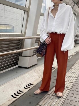 「apres jour mignon（アプレジュールミニョン）のアイテム（パンプス）」を使った、apresjour mignonさん（レディース・163cm）の春コーディネート