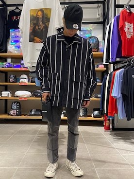 「WHITELAND（ホワイトランド）のWHITELAND/ホワイトランド/リネンシャツ（シャツ/ブラウス）」を使った、佐藤友則さん（メンズ・165cm）の夏コーディネート