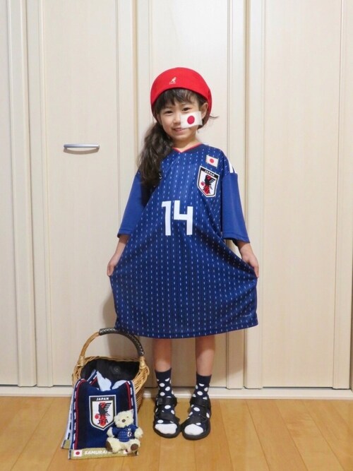頑張れ日本 サッカー応援コーデ 姫まりのお気に入りフォルダ Wear