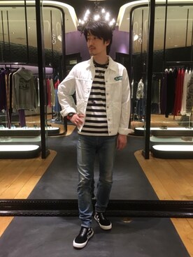 「G-SHOCK」｜「アイテム（デニムジャケット）」を使った、Paulさん（メンズ・175cm）の春コーディネート