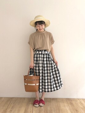 𝕊𝔸𝔼さん(レディース・153cm)の春コーディネート