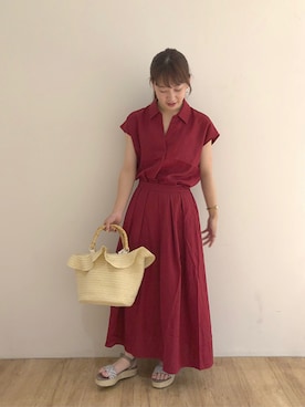 𝕊𝔸𝔼さん（レディース・153cm）の夏コーディネート