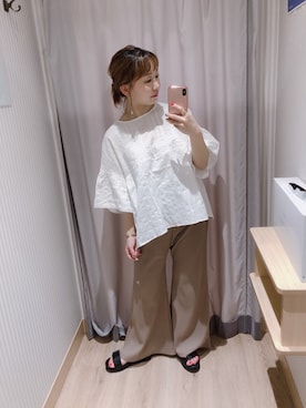 「techichi terrace」｜𝕊𝔸𝔼さん（レディース・153cm）の春コーディネート