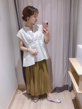 「techichi terrace」｜𝕊𝔸𝔼さん（レディース・153cm）の夏コーディネート