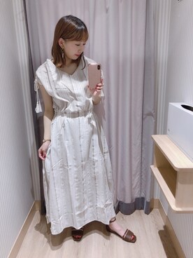 Te Chichi テチチ の ジャカードストライプワンピース ワンピース Wear