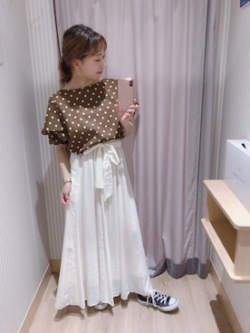 𝕊𝔸𝔼さん（レディース・153cm）の夏コーディネート