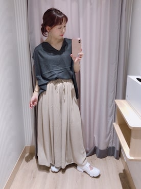 「techichi terrace」｜𝕊𝔸𝔼さん（レディース・153cm）の夏コーディネート