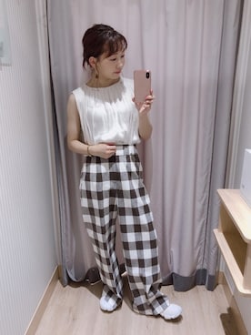 𝕊𝔸𝔼さん(レディース・153cm)の夏コーディネート
