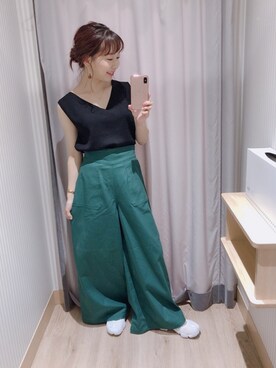 「techichi terrace」｜𝕊𝔸𝔼さん（レディース・153cm）の夏コーディネート