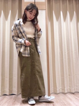 𝕊𝔸𝔼さん（レディース・153cm）の秋コーディネート