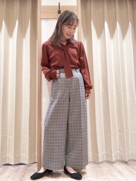 𝕊𝔸𝔼さん(レディース・153cm)の秋コーディネート