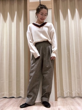 𝕊𝔸𝔼さん（レディース・153cm）の秋コーディネート