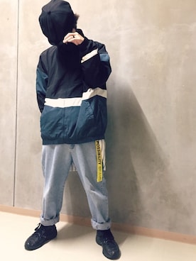 「Confirm（コンファーム）のアイテム（ブルゾン）」を使った、コンファーム・イルズ 京都五条さん（メンズ・175cm）の秋コーディネート