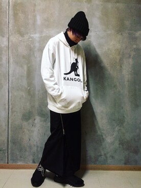 「Confirm（コンファーム）のアイテム」を使った、コンファーム・イルズ 京都五条さん（メンズ・175cm）の冬コーディネート