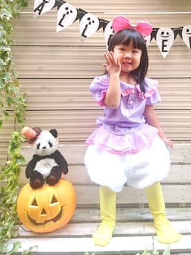 「ハロウィン」｜「アイテム（ラッピングキット）」を使った、＊momochan＊さん（キッズ・90cm）の秋コーディネート