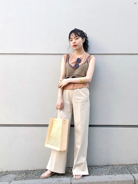 「平成最後のWEARISTAセンバツ」｜「アイテム（サンダル）」を使った、mayukoさん（レディース・158cm）の春コーディネート