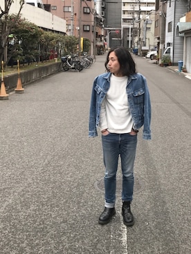「Michael Jackson（マイケルジャクソン）のアイテム」を使った、seiさん（メンズ・171cm）の冬コーディネート
