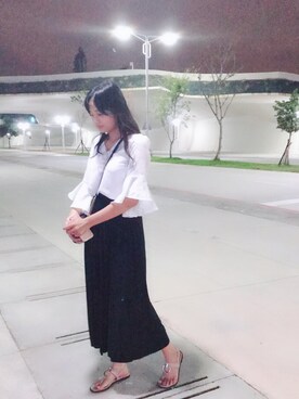 「Sweet（スウィート）のアイテム」を使った、絜兒けっこさん（レディース・160cm）の秋コーディネート