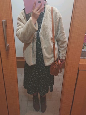 ayaharuさん（レディース・156cm）の冬コーディネート